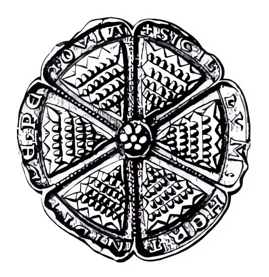 Rožni pečat Hartnida I. Ptujskega iz leta 1245 (Alfred Anthony von Siegenfeld, Neuer Siebmacher Bd. IV 7a. Der steirische Uradel. Tafeln zu Lief. 1, Nürnberg 1893).