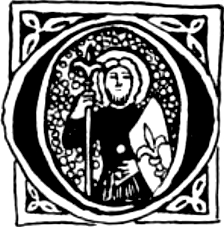 Sv. Sergej s sulico v eni roki in ščitom z motivom sulice v drugi je upodobljen na inicialki mestnega statuta iz leta 1350. http://www.misterkappa.it/storia001.html.